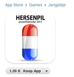 hersenpil in de itunes store