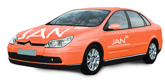 auto van JAN