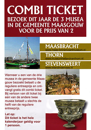 combi-ticket Gemeentemuseum Het Land van Thorn