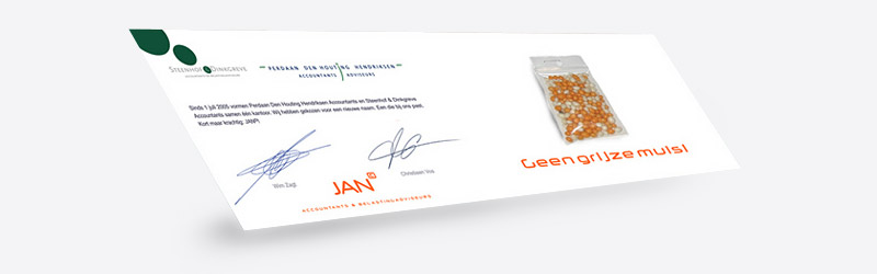 bekendmaking extern van JAN accountants