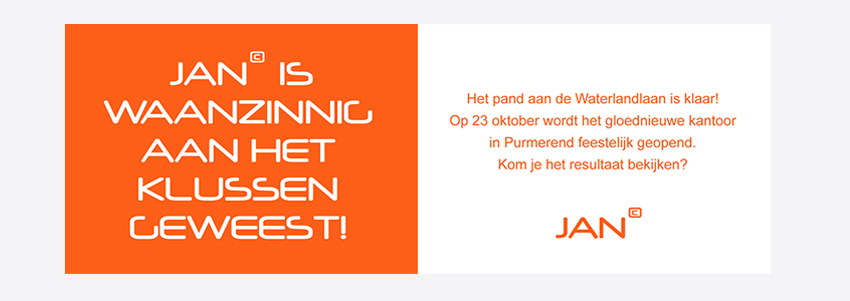 nieuw kantoor van JAN accountants